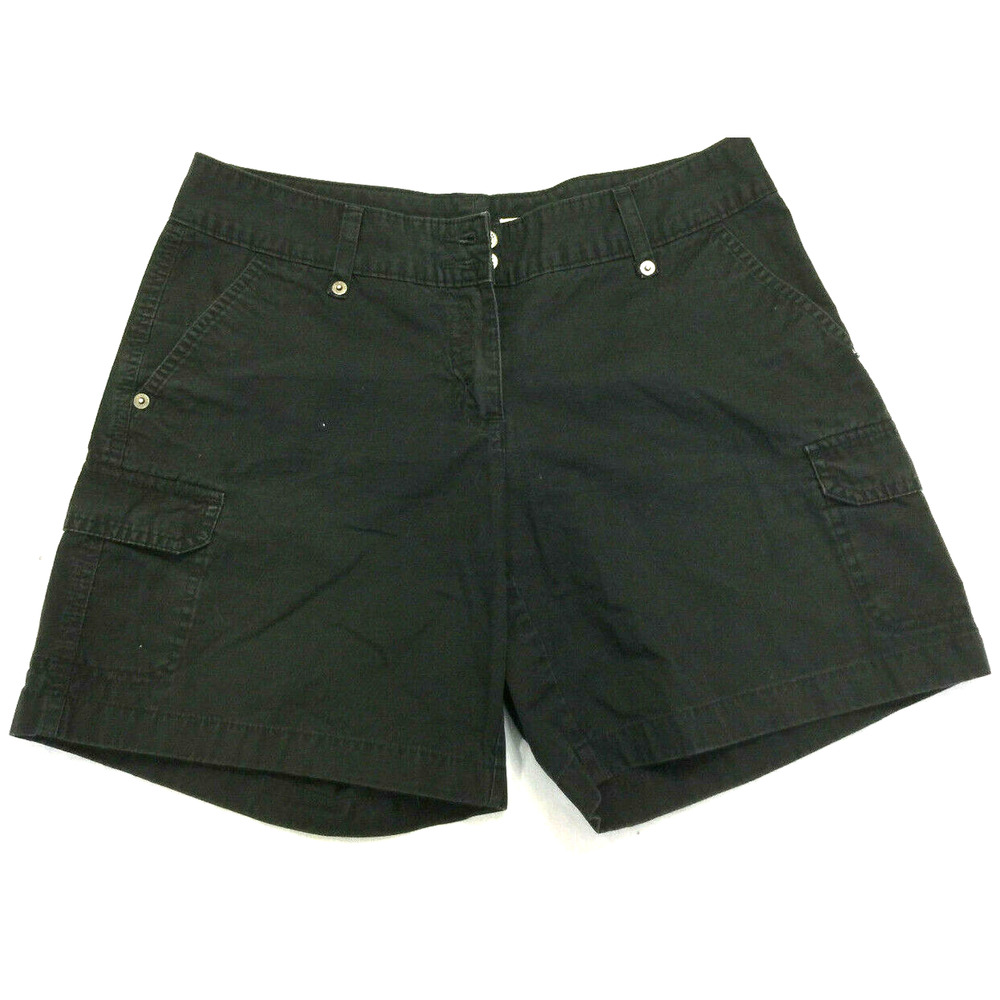 🫐 HALOGEN WOMENS COTTON SHORTS SIZE 4  🫐